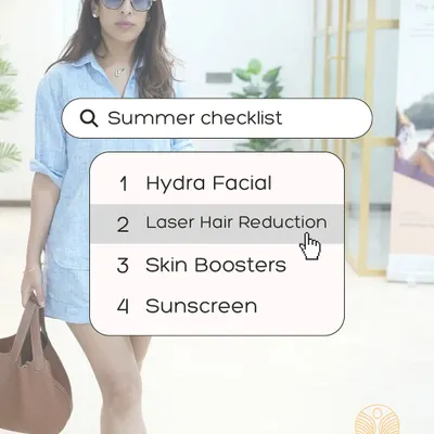 Our summer checklist has laser hair reduction as a top priority. It's the best way to prepare for vacation season, ensuring you have smooth, hair-free skin without any last-minute shaving or waxing.
