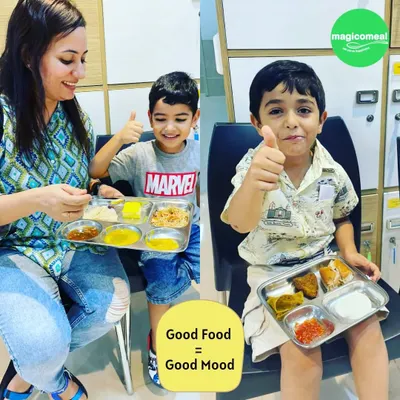 Good food equals a good mood. These happy students giving a thumbs-up are the best review we could ask for. Our goal is to bring kid-approved, flavorful, and nutritious meals to schools every day.
