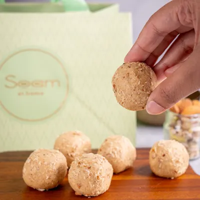 Laddoos that do more than just taste good. Made the old-school way with slow-roasted grains, nuts, and natural sweeteners, these laddoos are packed with nourishment your body actually needs.