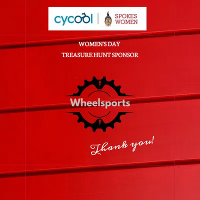 A huge thank you to Wheelsports for being our Women's Day Treasure Hunt sponsor. Your support helps us create joyful community events.