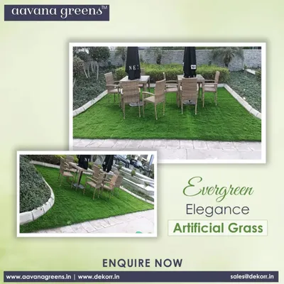 We transformed this outdoor patio into an elegant, evergreen seating area. Our artificial grass provides a clean and sophisticated foundation for commercial spaces like cafes and restaurants, ensuring a beautiful look without the constant upkeep of natural lawn.