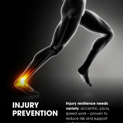 Building injury resilience is a cornerstone of our S&C programs. We incorporate a variety of training methods, including eccentric work, plyometrics, and speed drills, which are proven to reduce injury risk and support long-term performance.