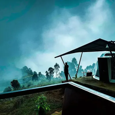A moment of peace from a glamping getaway we designed on the picturesque hills of Kodaikanal. This project was about creating an immersive, nature-inspired experience.