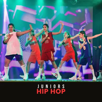 Our juniors hip hop crew bringing street style to the stage. These classes focus on advanced techniques, musicality, and performance swagger.
