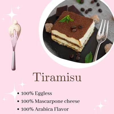 This is my version of the classic Italian Tiramisu. I am committed to quality, so I only use 100% pure Mascarpone cheese and a strong Arabica coffee flavor to achieve that authentic, rich taste in a completely eggless recipe.