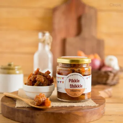 My Mixed Veg pickle is a customer favourite, always crunchy and tangy. It's a mix of fresh carrots, cauliflower, and turnips, pickled in traditional Punjabi spices.