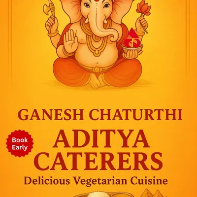 We offer special catering services for Ganesh Chaturthi. This includes traditional Maharashtrian festive food and pure vegetarian or satvik meals for pooja and bhog offerings, all prepared hygienically.
