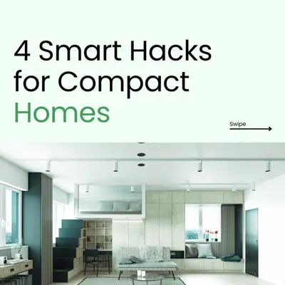 Living in a compact home doesn’t mean compromising on style. Here are 4 smart hacks to maximize your space while keeping it elegant.