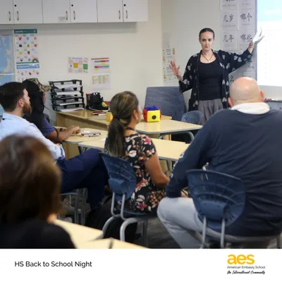 Our High School Back to School Night is a fantastic opportunity for parents to walk in their child's shoes for an evening. You can follow their daily schedule, meet teachers, and get a firsthand look at the curriculum.