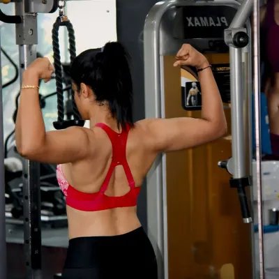 Strong is a lifestyle. This is the result of early morning workouts and disciplined training, focusing on building back and bicep strength.