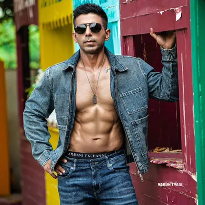 A powerful shot of my client Gaurav Sethi, an entrepreneur who dedicated himself to the process. This is the confidence that comes from building a strong body and a disciplined mind.