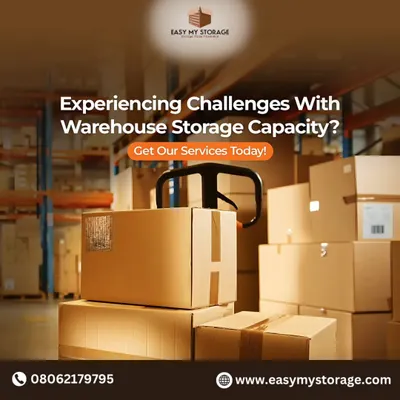 Experiencing challenges with warehouse storage capacity? This image of neatly stacked boxes in our facility shows how we provide secure and reliable solutions for your business inventory.