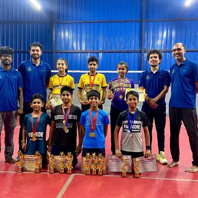 A clean sweep at the Prasad School of Badminton tournament. We are incredibly proud of our young players and the dedicated coaches who guide them to victory every single day.
