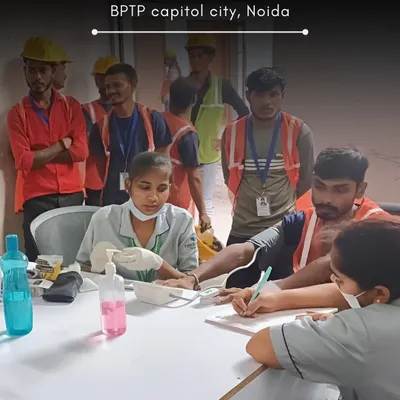 Conducting a labor health checkup at our MediaTek site. I believe that the well-being of the people who build our visions is paramount to the success of any project.