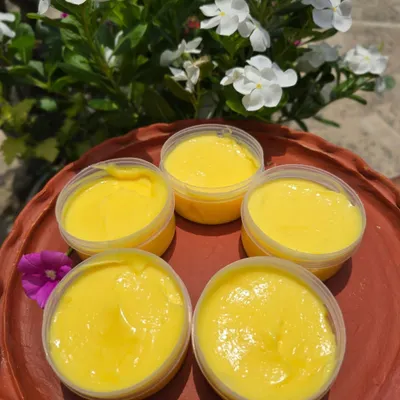 My handmade Cleansing Milk, which has a rich, creamy formula. It's perfect for your first cleanse, as it effectively melts away everything from daily dirt and sweat to heavy makeup, leaving your skin clean and soft.