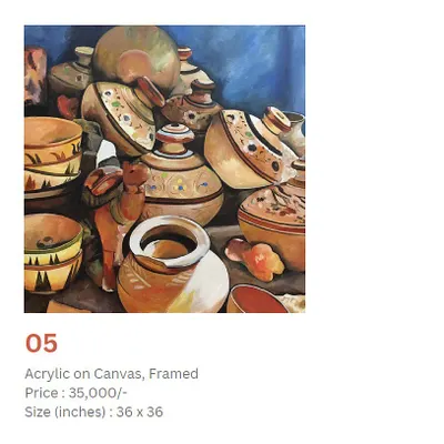 A classic still life composition featuring earthy pottery. I used acrylics to build texture and capture the play of light on the different surfaces, creating a piece that brings a sense of rustic warmth and timeless appeal.