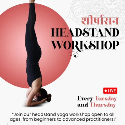 Announcing my month-long Headstand (Shirshasana) workshop. Whether you are a beginner curious to learn or a practitioner looking to improve, this workshop will help you grow.