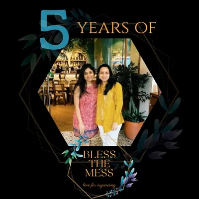 Celebrating 5 years of BlessTheMess. We started with a simple intention to create calmer homes and easier routines. We are so grateful for the journey and the amazing clients we've met along the way.