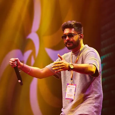 I reach out to the TEDx Hyderabad audience, microphone in hand and an event pass around my neck.