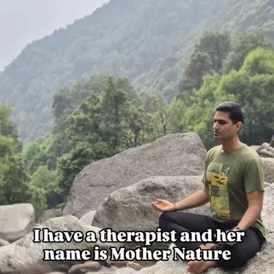 I find my deepest connection to self when surrounded by the stillness of the mountains. Mother Nature is the greatest therapist.
