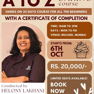 This is where your professional baking journey begins. My A to Z course is a 25-day, hands-on program for beginners, covering all the essentials to start your own baking business.