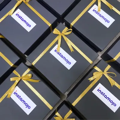 Elevate your brand with our gifting strategy. These sleek, branded boxes for Instamojo showcase how we make the gift-giving process seamless, stress-free, and innovative.