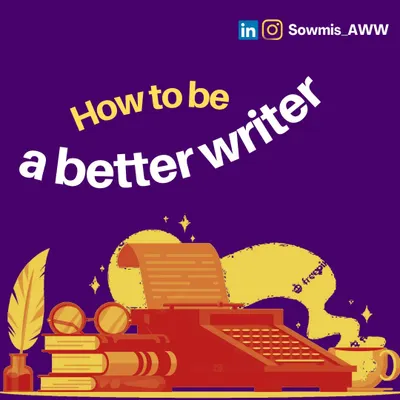 How do you become a better writer? It's not an inborn mystic power. This graphic outlines the core habits you need to cultivate.