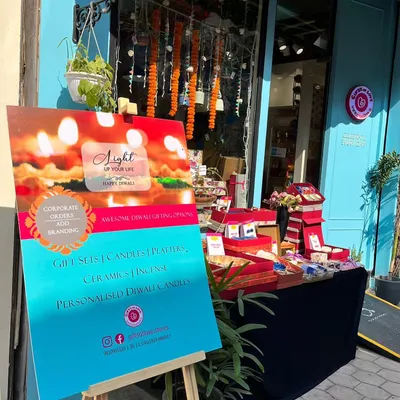 Wishing everyone, everywhere a Happy Diwali! Our store is decorated and filled with gifts to help you share your light with the ones you love.