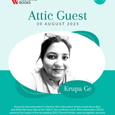 We were honored to host writer Krupa Ge, author of 'Rivers Remember'. Our guest speakers include accomplished authors who share their personal journeys and craft secrets.