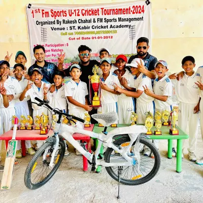 Celebrating another U-12 tournament win. This is our fourth winning trophy this year, a result of the team's consistent hard work and dedication.