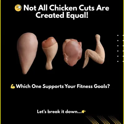 Not all chicken cuts are the same. This guide helps you understand which cut best supports your specific fitness goals, whether it's fat loss, muscle gain, or bulking.