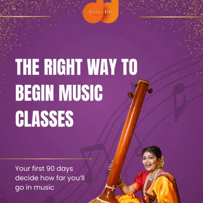 This is the first part of a series about the right way to begin music classes. It emphasizes that your first 90 days are crucial in deciding how far you will go on your musical journey.