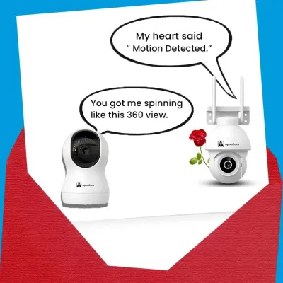 Love at first sight, security for life. A fun Valentine's Day post from us, because protecting what matters is a true sign of love.