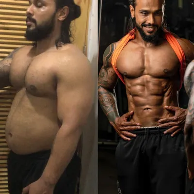 My personal before and after. I went from bulky to shredded by mastering my diet and training intensity. I use my own experience to build your plan.
