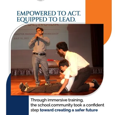 We believe in empowering students to act and equipping them to lead. Through immersive training in our Disaster Management Workshop, our school community took a confident step toward creating a safer future, ready to respond effectively in times of crisis.