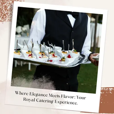 This is where elegance meets flavor. Our professional and smartly dressed staff ensure that your guests are taken care of, serving exquisite appetizers with a smile and adding a touch of class to your event.