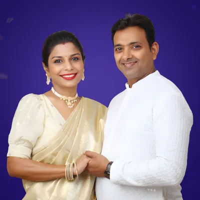 Celebrating 17 glorious years with my co-founder and husband, Harish Vora. Your trust and love have been the secret behind our entire journey, and we are so grateful for your support.