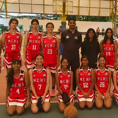 Our MCHS U16 Girls team, who put up a strong performance to finish 4th in the State U16 Youth Basketball Championship.