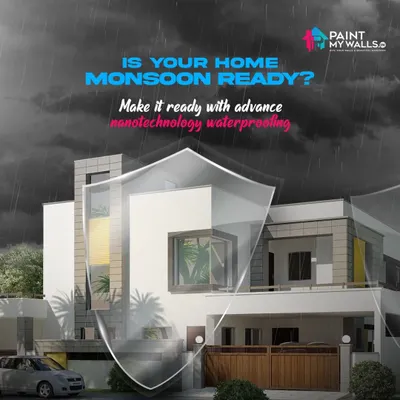 Is your home ready for the monsoon? My nanotechnology waterproofing provides superior protection against the heaviest rains, ensuring your living space remains dry, comfortable, and free from leaks and moisture damage.