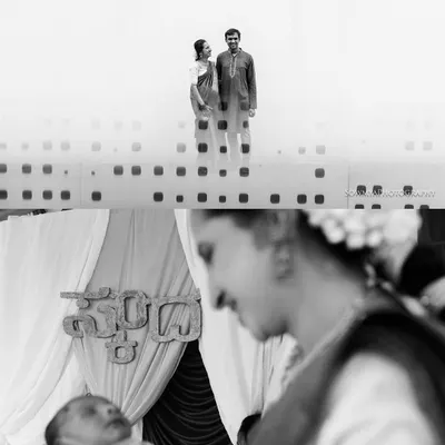 A beautiful black and white collage from a naming ceremony. We love capturing the start of a new family story with the same artistic and emotional approach.