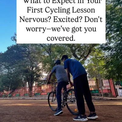 Feeling nervous about your first lesson? That's completely normal. This is the starting point where we talk about your goals and get you comfortable with the process before you even get on the bike.