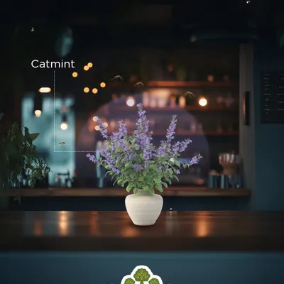 Catmint is a beautiful and fragrant herb that mosquitoes dislike. Placing it in your home or on your balcony is a great natural defense.