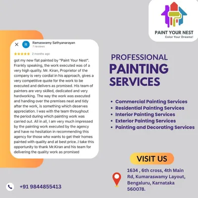 This client review highlights the high quality of our work on their new flat. They specifically mention our competitive pricing, the skilled and dedicated team, and the neat and tidy handover process.