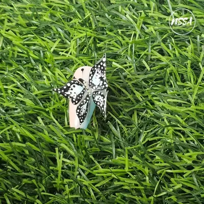 This 5D butterfly art is one of my signature creations, demonstrating how gel can be sculpted into delicate, lifelike forms. It’s a popular technique we teach in our advanced courses.