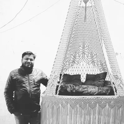 This is me with one of our creations. As a manufacturer since 1992, I personally stand by the quality and craftsmanship of every single swing we make.