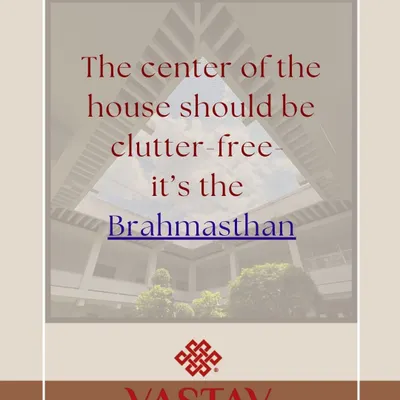 The center of the house, known as the Brahmasthan, is its energetic core. Keeping this area open, light, and free from heavy furniture or clutter is one of the most important Vastu principles I teach for ensuring health, harmony, and tranquility in your home.