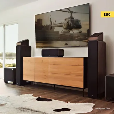 We create unparalleled home entertainment experiences with the Polk Signature Elite Series. This setup, featuring ES90 height modules, delivers immersive, detailed sound for movies, music, and more, bringing every scene to life.