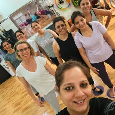 Happy times with this amazing group! The energy in the studio is always so positive and uplifting.