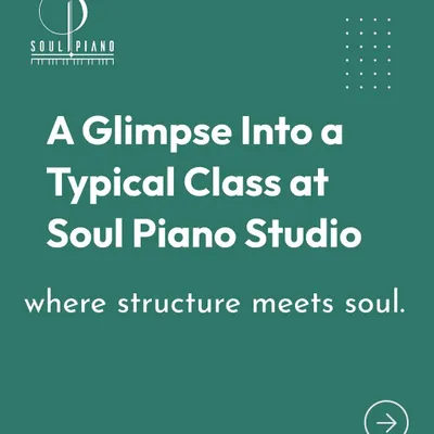 Here is a glimpse into a typical class at Soul Piano Studio, where we believe in a balanced approach where structure meets soul.