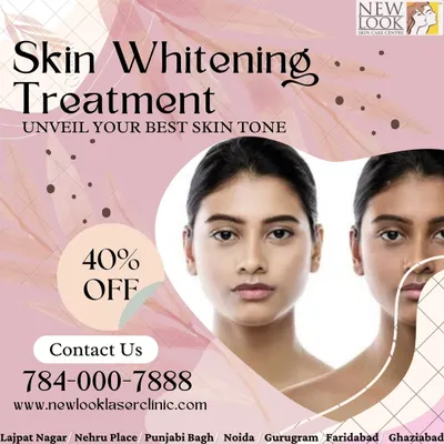We offer specialized skin whitening treatments designed to unveil your best skin tone safely and effectively. This service is ideal for those looking to achieve a brighter, more uniform complexion.